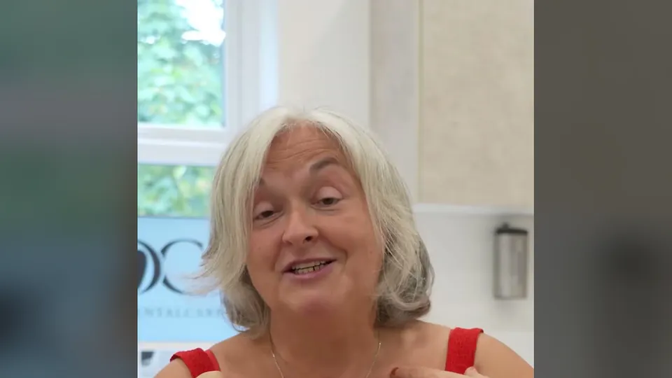 Maureen, Full arch implant patient · former dental nurse